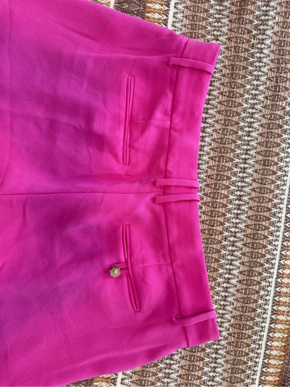 J.Crew Relaxed Drapey Crepe Trouser — Tall, Soft Azalea